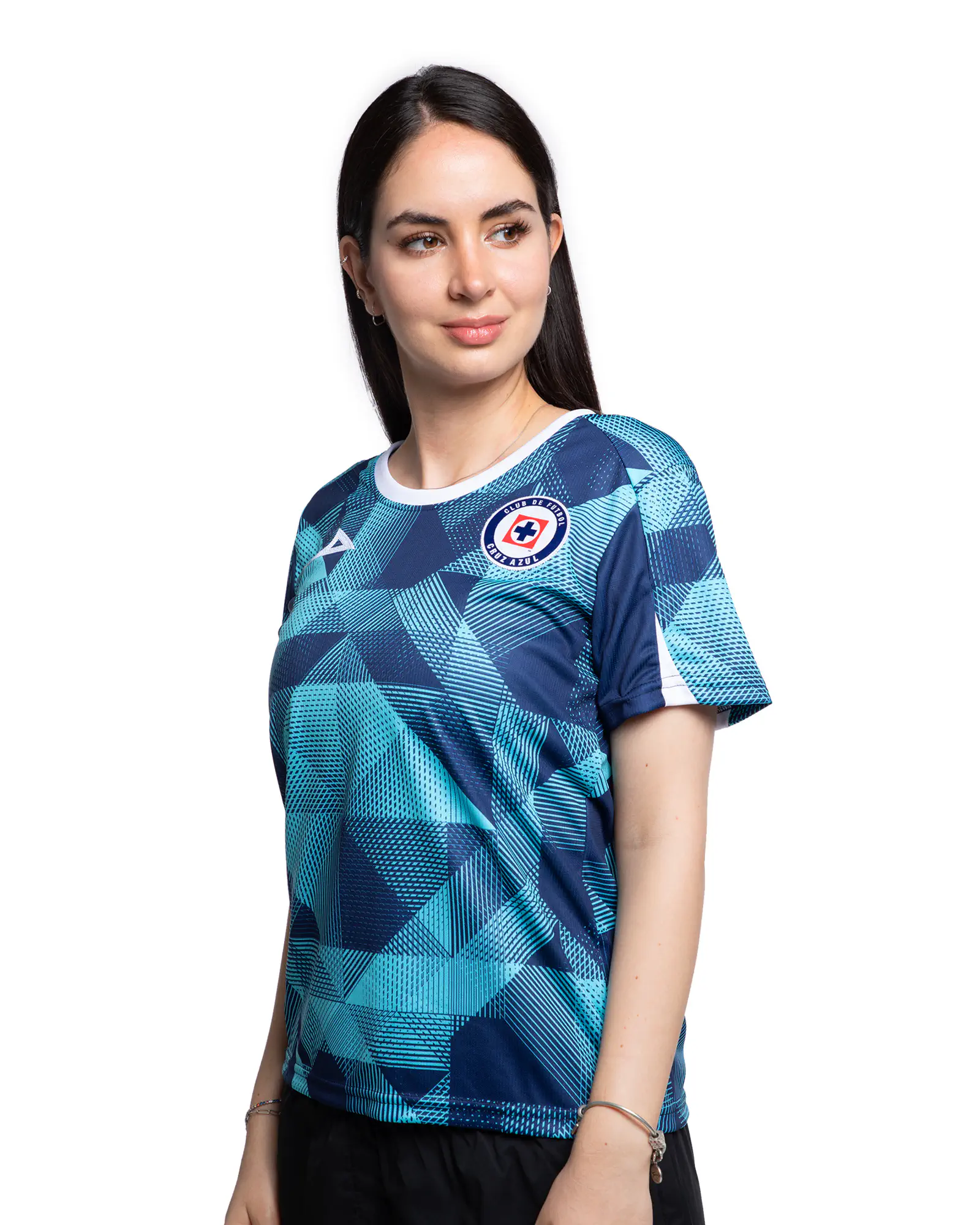 2DA PLAYERA DE CALENTAMIENTO FEM 1ER EQUIPO AQUA - Image 2
