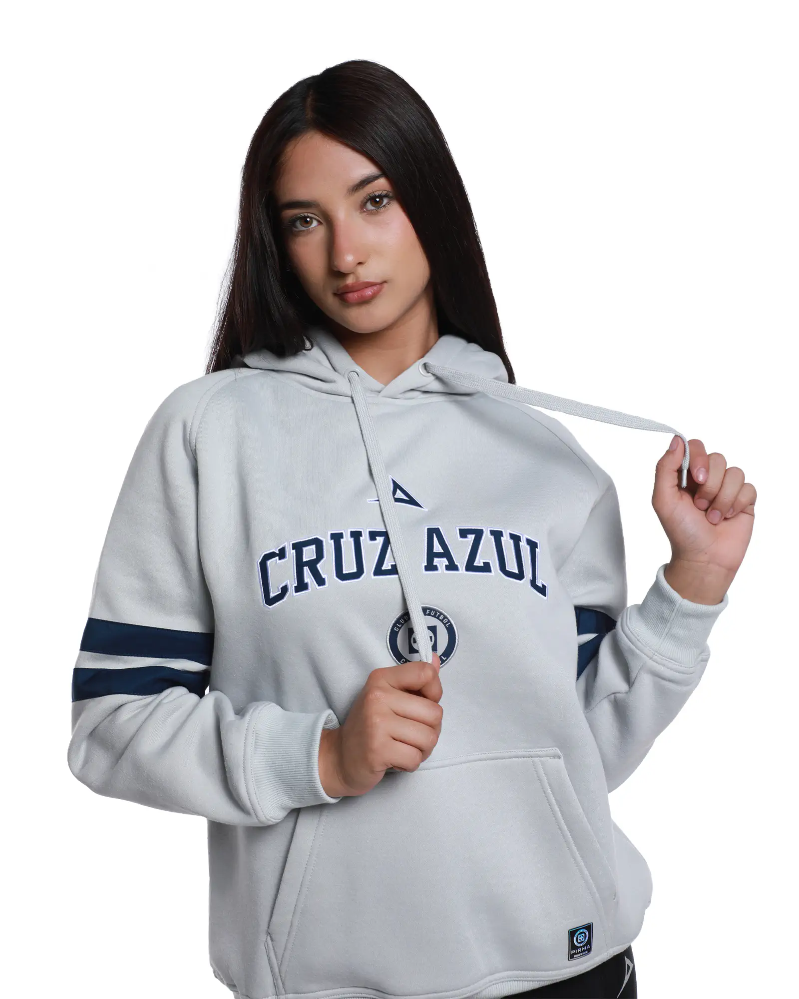 2DA SUDADERA HOODY FEM 1ER EQUIPO GRIS - Image 2