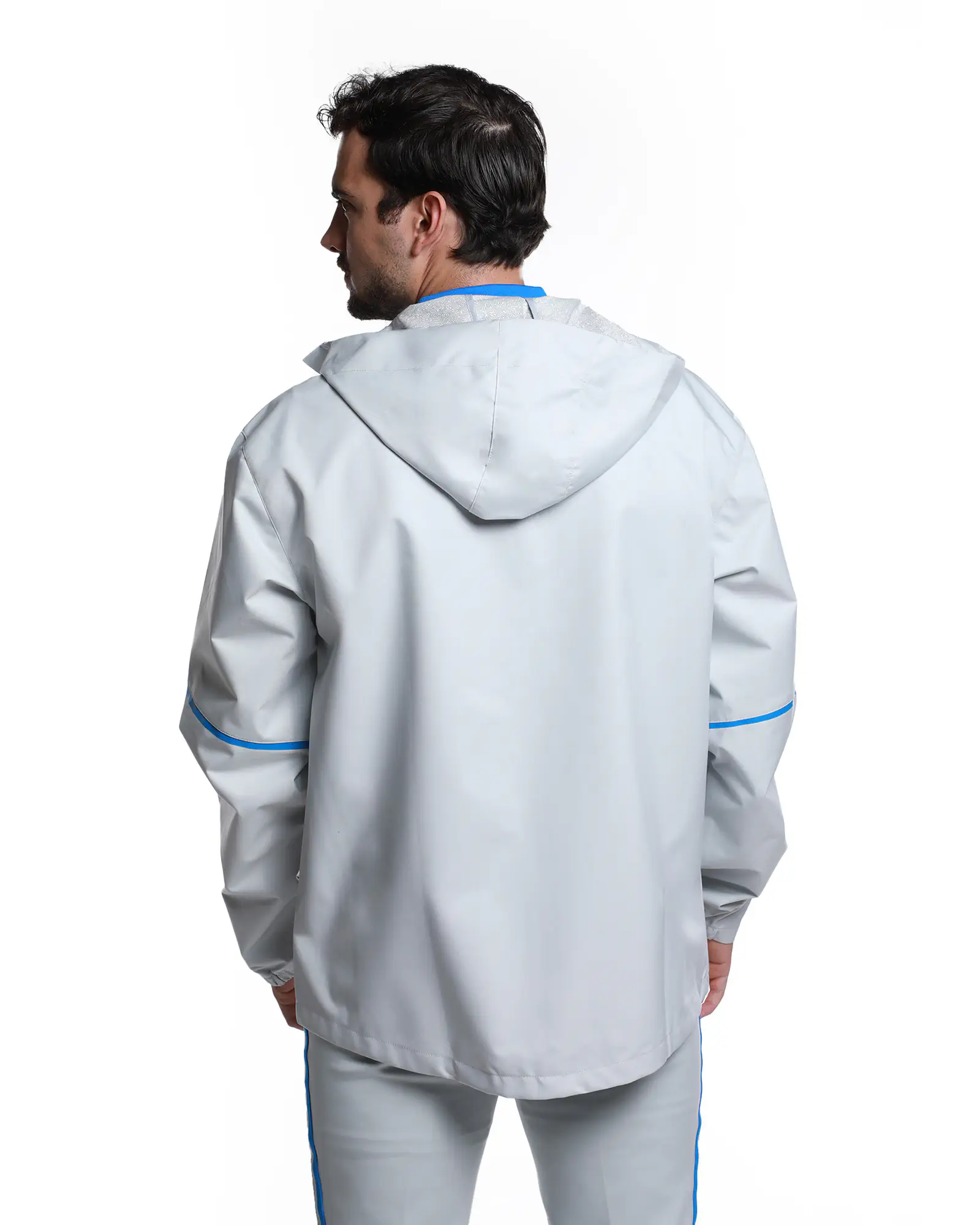 CHAMARRA IMPERMEABLE CAB 1ER EQUIPO GRIS - Image 3