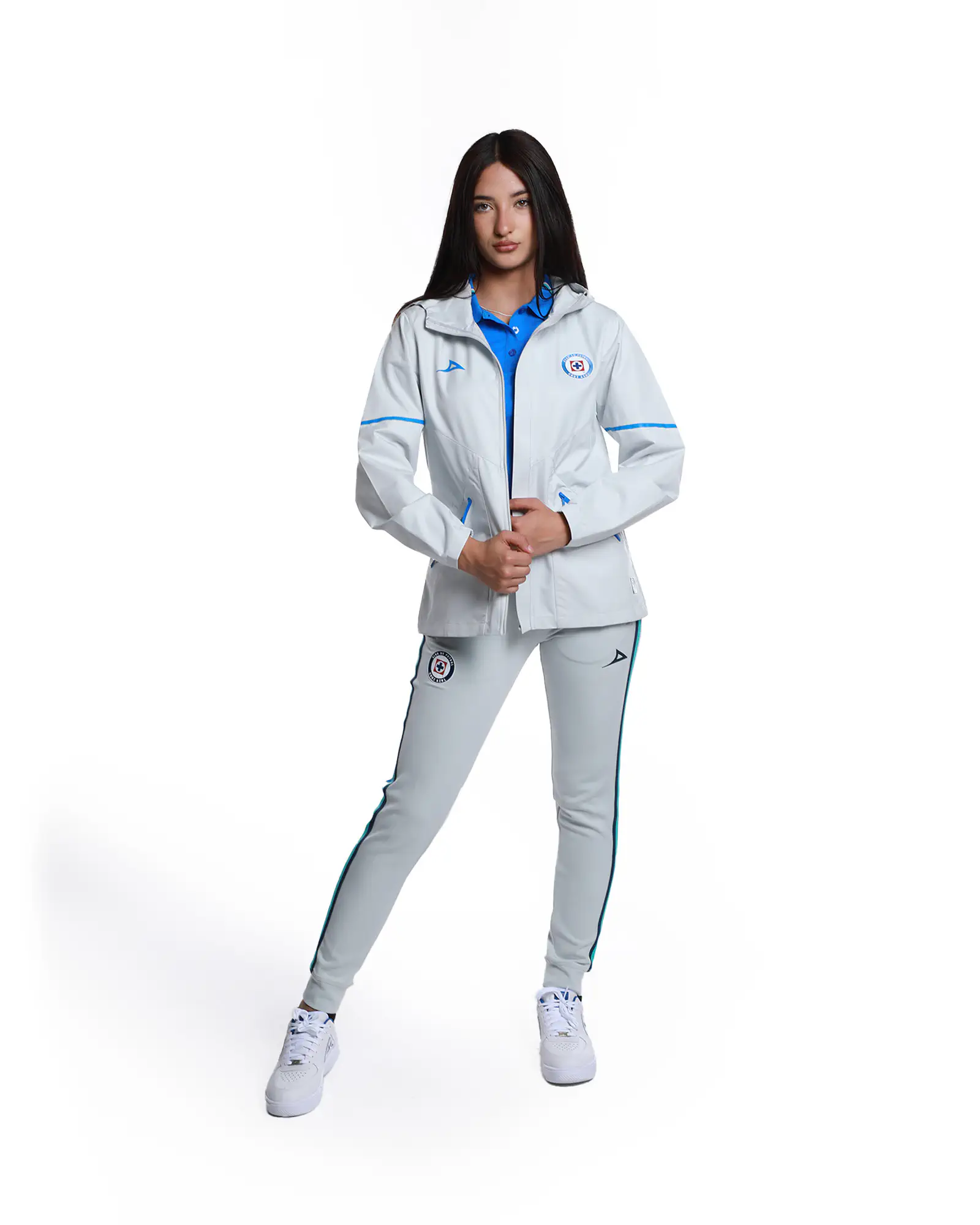 CHAMARRA IMPERMEABLE FEM 1ER EQUIPO GRIS - Image 4