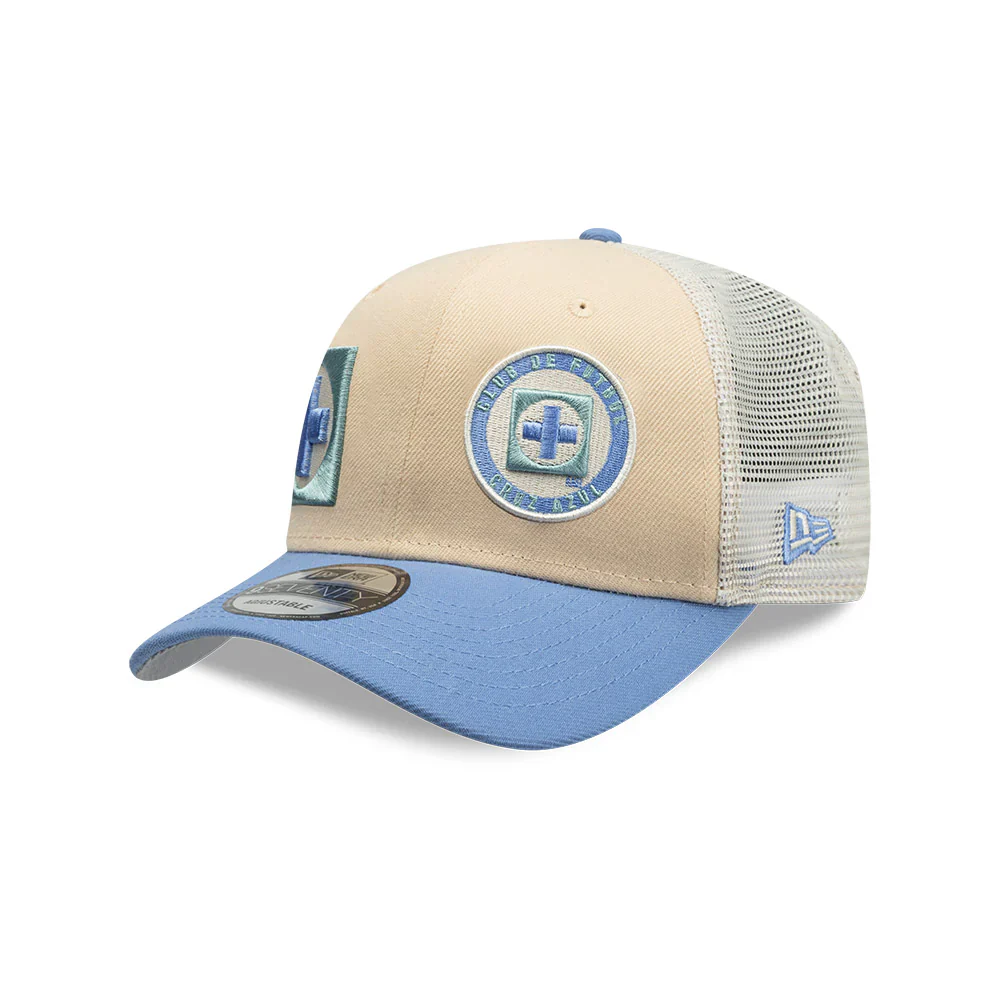 CRUZ AZUL DUAL LOGO 9SEVENTY TRUCKER SNAPBACK - Image 3