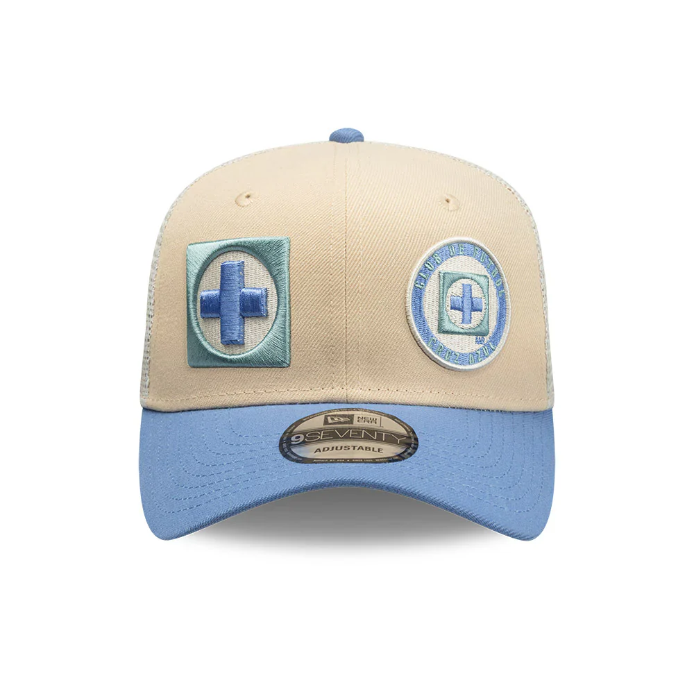CRUZ AZUL DUAL LOGO 9SEVENTY TRUCKER SNAPBACK - Image 4